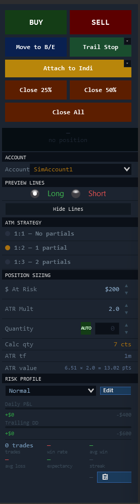 Remora Flow control panel close-up