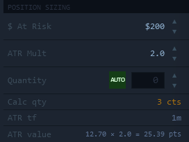 Remora Flow position sizing preview